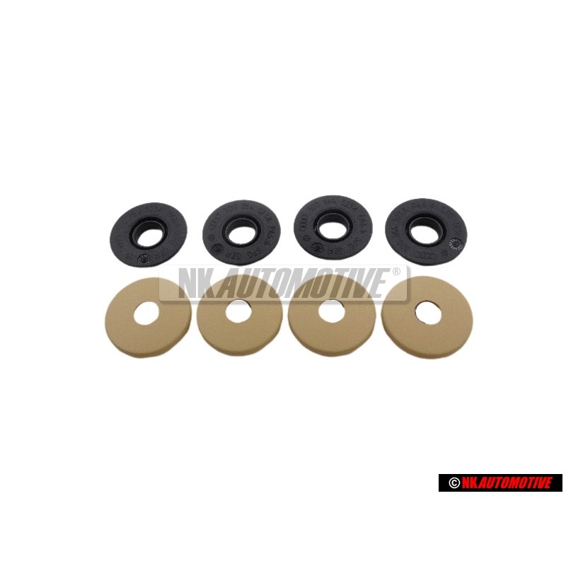 Genuine VW 1 Set Fixing Parts For Floor Mat Sun Beige - 3D0898501 7H7