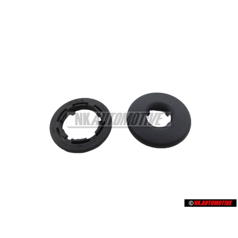 Genuine VW Rosette Aqua Graphite - 4H0881680 2NN