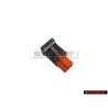 Genuine VW Pushbutton For Parking Aid Satin Black/White - 7E0927122 WHS