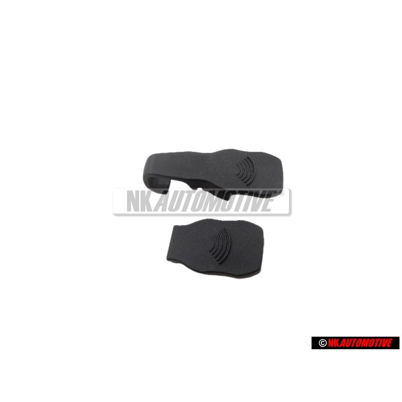 Genuine Audi Fitting Hook Satin Black - 4F9861849A 01C