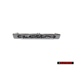 Genuine Audi QUATTRO Front Grill Badge Emblem Chrome - 8L0853682 2ZZ