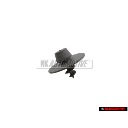 Genuine VW Knob For Floor Cover Flannel Grey - 3D0864812A U71