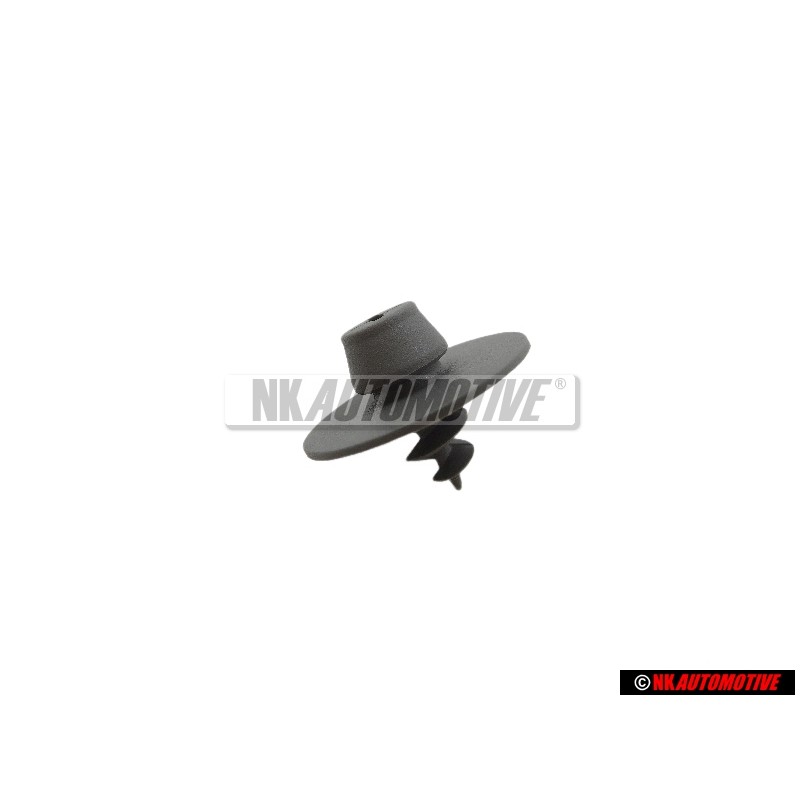 Genuine VW Knob For Floor Cover Flannel Grey - 3D0864812A U71