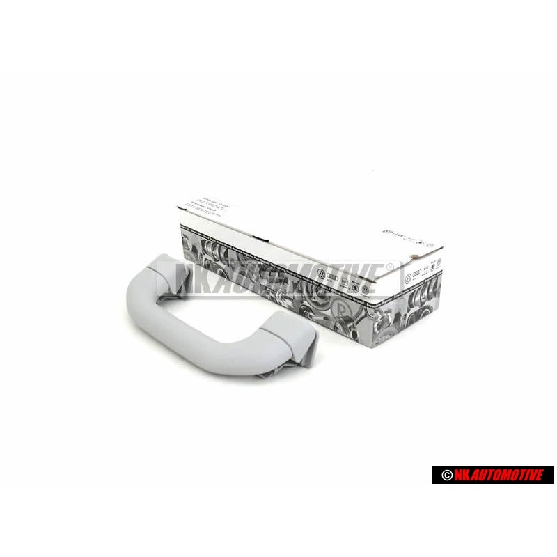 Genuine VW Interior Front Grab Handle Light Gey Color - 1H0857607G H50