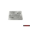 Genuine VW Data Plate For Tyre Pressure - 6E0010254T
