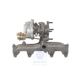 Genuine VW Exhaust Manifold With Turbo- Charger - 028253019 X