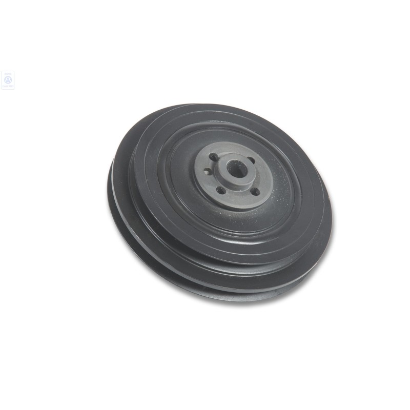 Genuine VW V-Belt Pulley With Vibration Damper - 074105251J