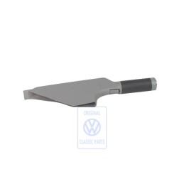 Genuine VW Handle For Hand Brake Lever With Boot Black/Grey - 1C0711461J GHV