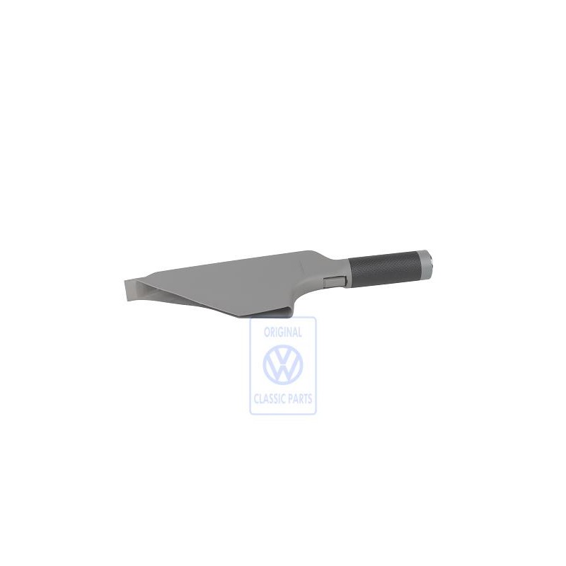 Genuine VW Handle For Hand Brake Lever With Boot Black/Grey - 1C0711461J GHV