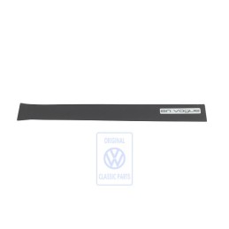 Genuine VW Entry Strip Protective Foil With Lettering Black - 1C0853805A 6DA