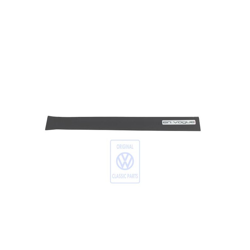 Genuine VW Entry Strip Protective Foil With Lettering Black - 1C0853805A 6DA