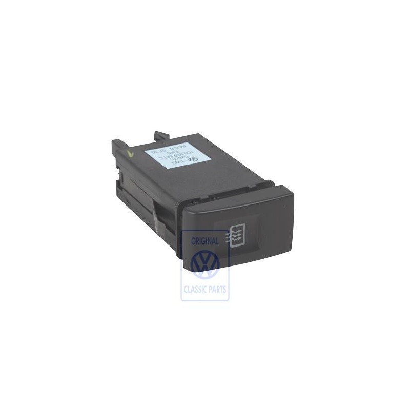 Genuine VW Switch For Heated Rear Window Satin Black - 1C0959621C B41