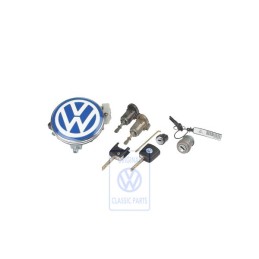 Genuine VW 7 Set Lock Cylinders For Door Handle - 1C9800375A