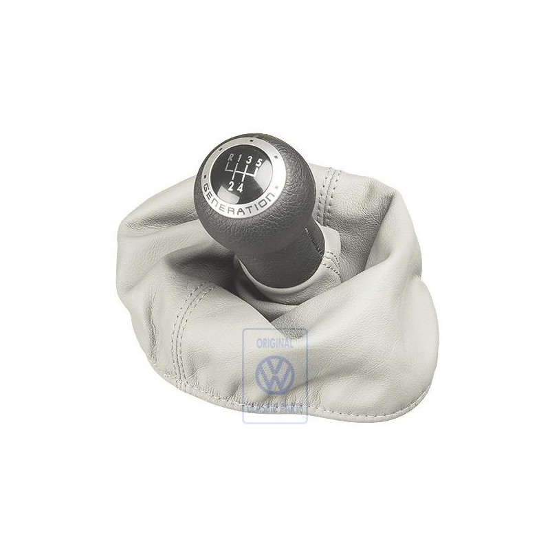 Genuine VW Gearstick Knob With Boot For Gearstick Lever - 1E0711118C LQW