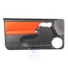 Genuine VW Door Trim Leather/Leatherette Black/Tropical Orange - 1E0867011AMHGH