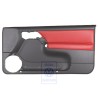 Genuine VW Door Trim (Leather/Leatherette) Black/Red - 1E0867012APLPR