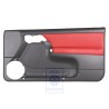 Genuine VW Door Trim (Leather/Leatherette) Black/Red - 1E0867012BALPR
