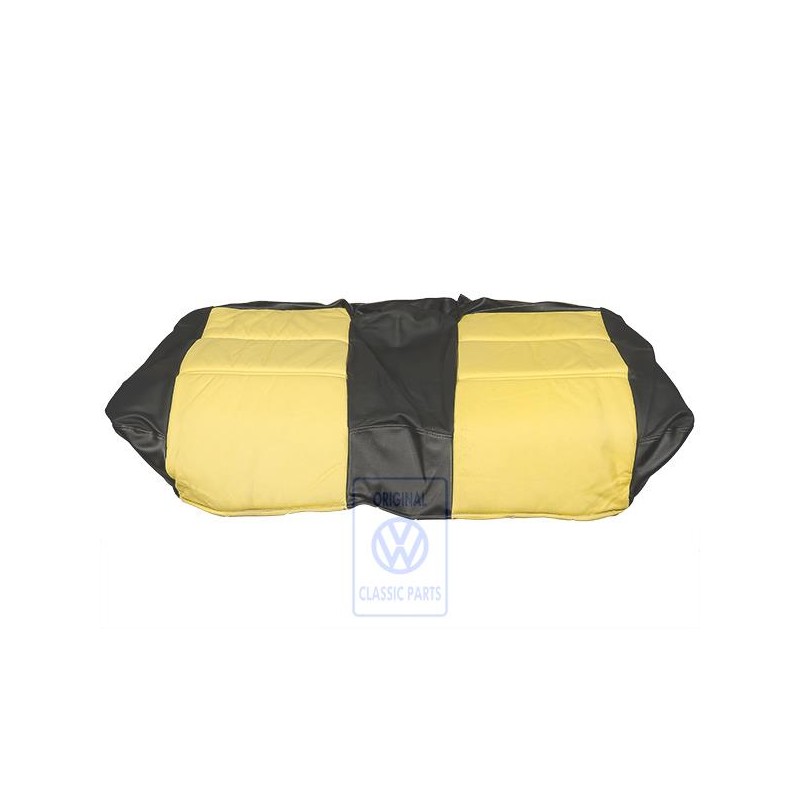 Genuine VW Seat Cover (Leather/Leatherette) Yellow/Black - 1E0885405K EAF