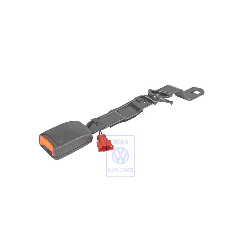 Genuine VW Belt Latch With Warning Contact Satin Black - 1HM857755B 01C