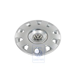 Genuine VW Wheel Trim Rings Brilliant Silver/Dolomite Grey - 1J0601147ADMFX