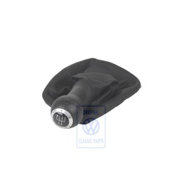 Genuine VW Gearstick Knob With Boot For Gearstick Leather - 1J0711113AKFEU