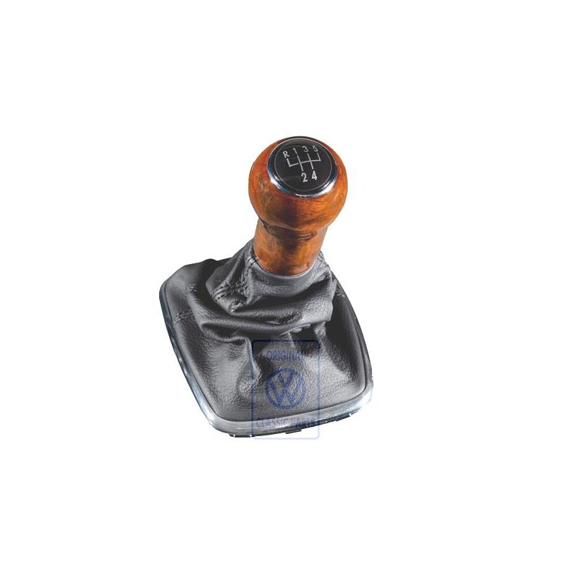 Genuine VW Gearstick Knobwood With Boot For Gearstick Lever - 1J0711113BLMBH