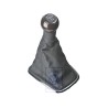 Genuine VW Gearstick Knob Wood/Leather With Boot - 1J0711113BSMBK
