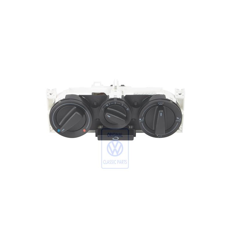 Genuine VW Fresh Air And Heater Controls Satin Black - 1J0819045E 01C