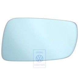 Genuine VW Mirror Glass (Flat) Heated With Carrier Plate - 1J1857521D