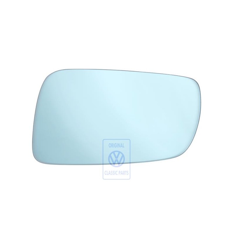 Genuine VW Mirror Glass (Flat) Heated With Carrier Plate - 1J1857521D