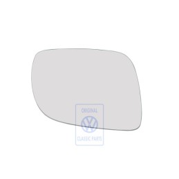 Genuine VW Mirror Glass Convex Heated With Carrier Plate - 1J1857522Q