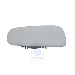 Genuine VW Mirror Glass (Aspherical- Wide Angle) With Plate - 1J2857522