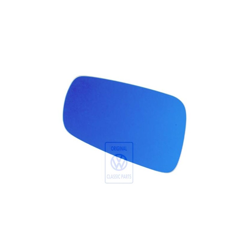 Genuine VW Mirror Glass (Flat) Heated With Carrier Plate - 1J2857522D