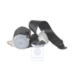 Genuine VW Three-Point Seat Belt With Inertia Reel Black - 1J9857806D HCP