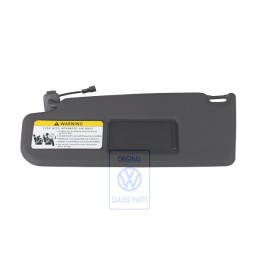 Genuine VW Sun Visor With Mirror And Cover Anthracite - 1K0857551T 4AN