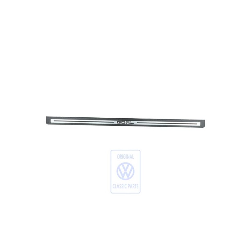 Genuine VW Impact Protection Film With Lettering Black/Silver - 1K3853803B 61E