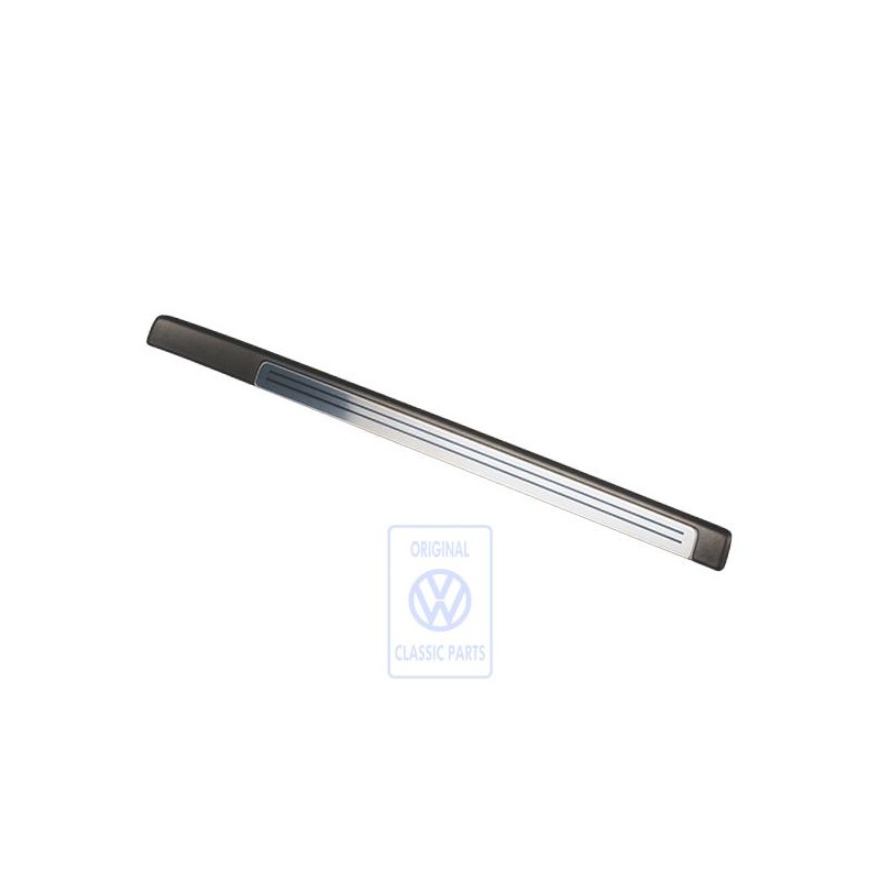 Genuine VW Sill Trim Strip Satin Black/Brushed Alum - 1K4853537A SUB