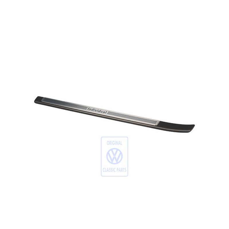 Genuine VW Sill Trim Strip Satin Black/Brushed Alum - 1K4853537E SUB