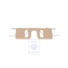 Genuine VW Cover Cap For Flap Lock Pure Beige - 1T0863651A 7G8