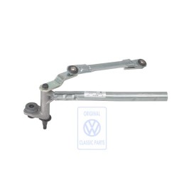 Genuine VW Windscreen Wiper Bracket With Operating Rod And Crank - 1T0955601A