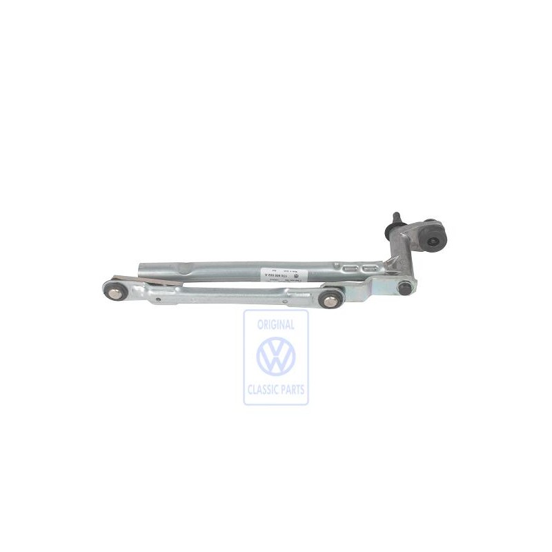 Genuine VW Windscreen Wiper Bracket With Operating Rod And Crank - 1T0955602A