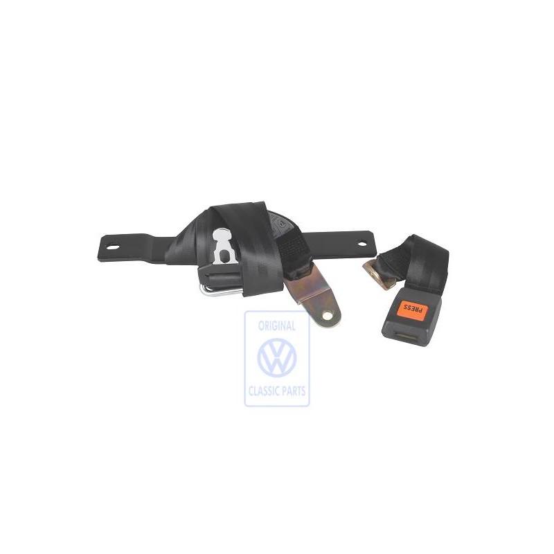 Genuine VW Three-Point Seat Belt With Press Button Buckle For Seat - 253857687B