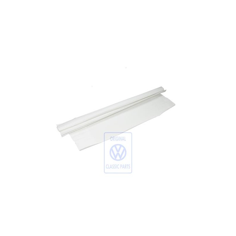Genuine VW Roof Trim With Two Zips Cloud White - 253867501B 90T