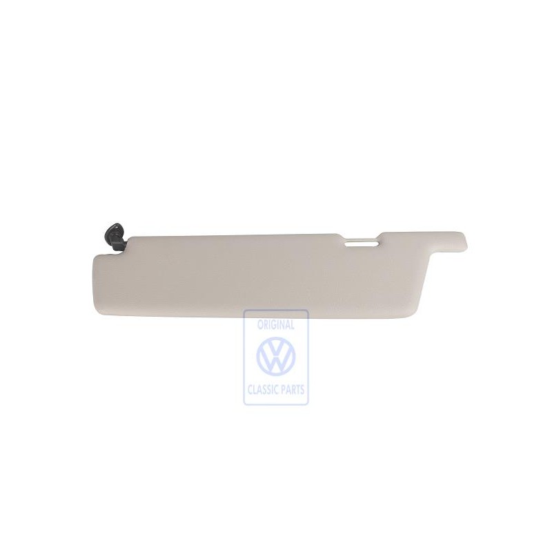 Genuine VW Sun Visor With Illuminated Mirror Beige Grey - 254857551 1UH