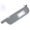 Genuine VW Sun Visor With Illuminated Mirror Light Grey - 255857552B 3BX
