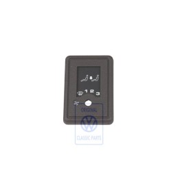 Genuine VW Switch Trim For Auxiliary Heater Saddle Brown - 255919383 90V