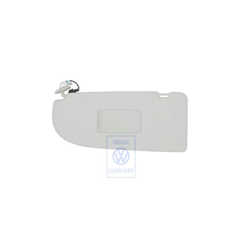 Genuine VW Sun Visor With Illuminated Mirror And Cover - 2K0857551C 2F4