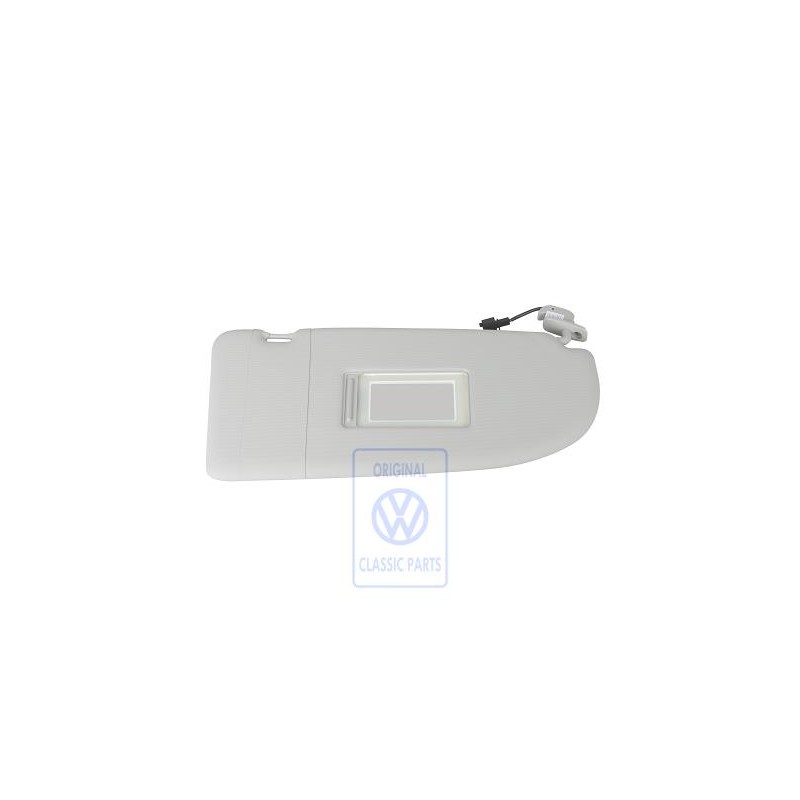 Genuine VW Sun Visor With Illuminated Mirror And Cover - 2K0857552C 2F4