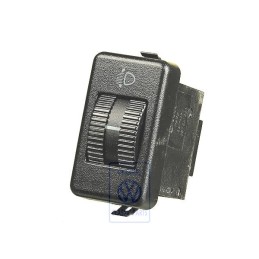 Genuine VW Switch For Headlight Range Control Satin Black - 357941333 01C