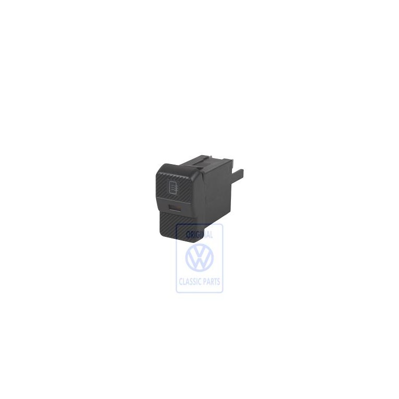 Genuine VW Switch For Heated Rear Window Satin Black - 357959621 01C